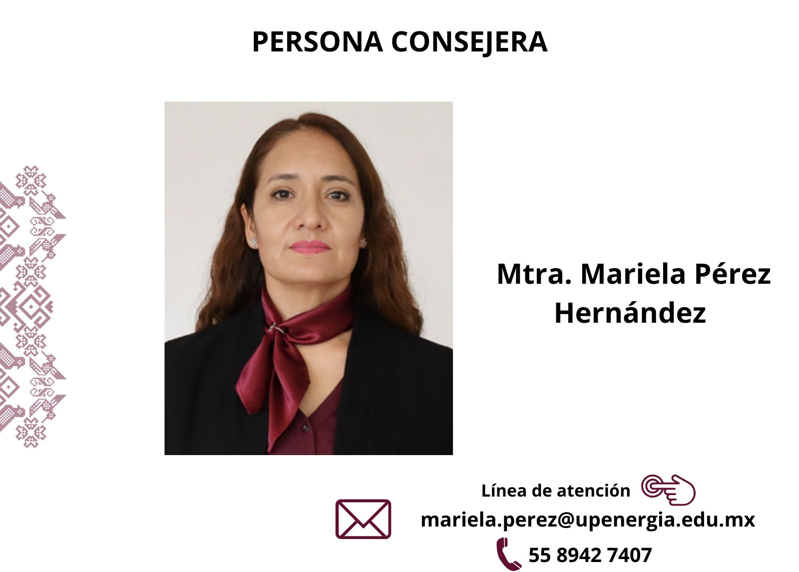 Mtra. Mariela Pérez Hernández