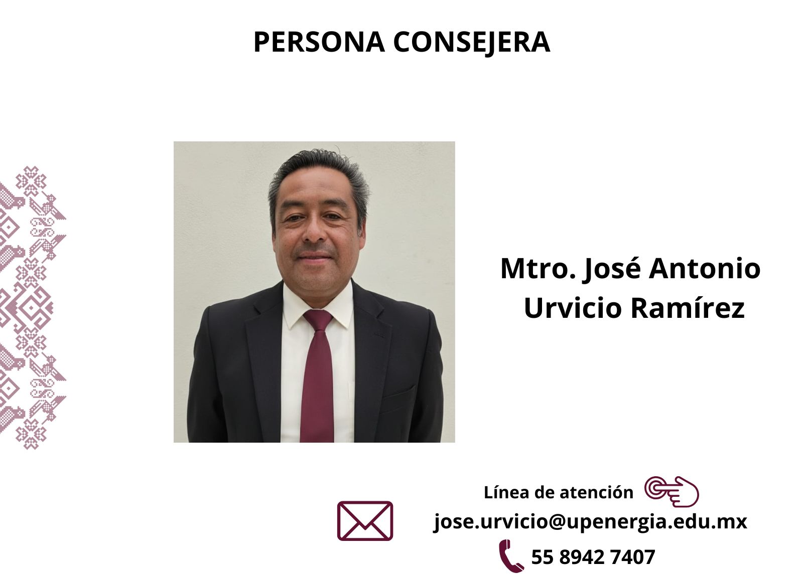 Mtro. José Antonio Urvicio Ramírez